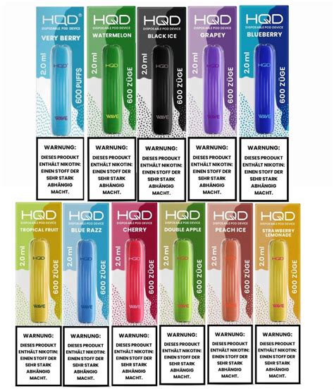 hqd vape sorten.